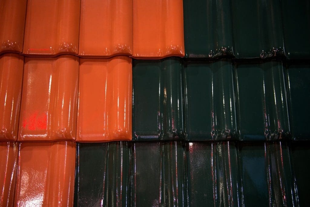 Copper roof tiles are knowns for their visually appealing look. 