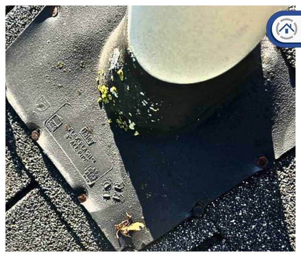 an old roofing pipe boot