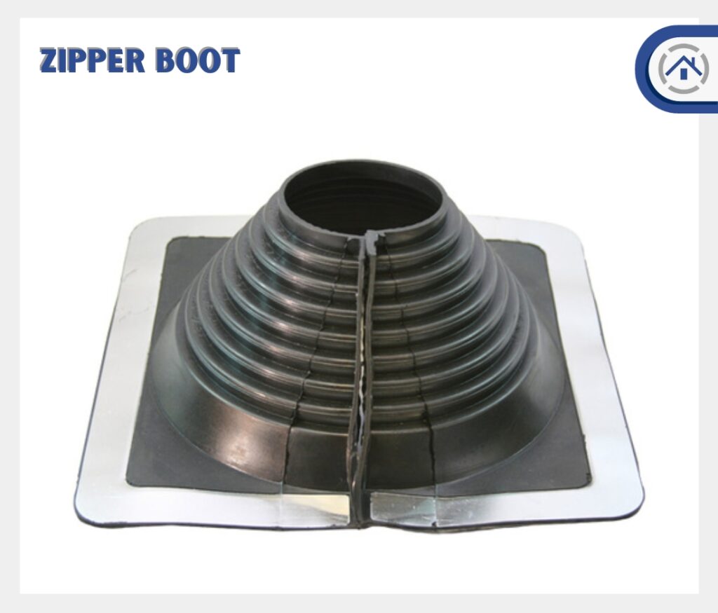 a zipper pipe boot
