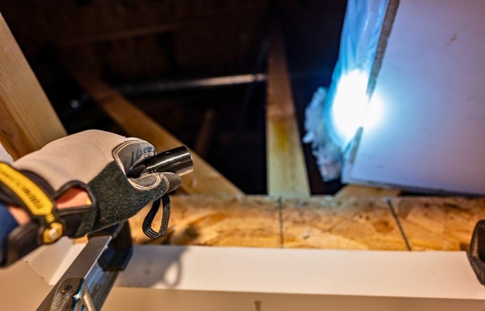 Attic inspection (as part of Waukesha roof maintenance tips)