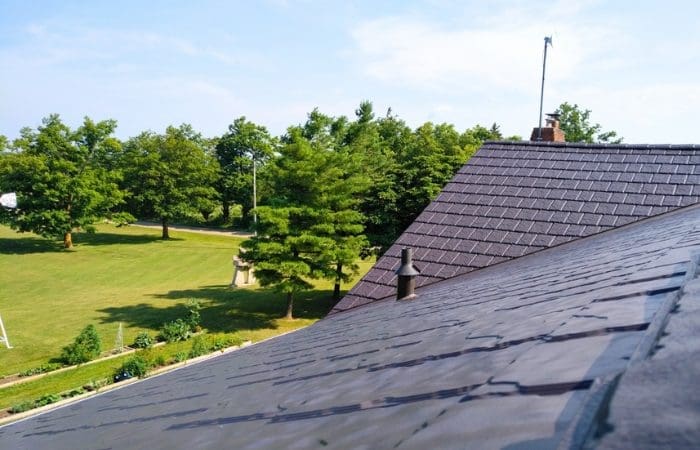 Slate Roof - one of the class A fire-resistant roofing materials