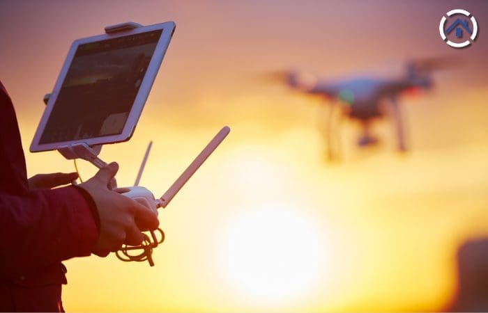 Using drone technology for roofing inspections