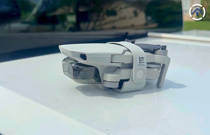 A drone used in roofing inspection