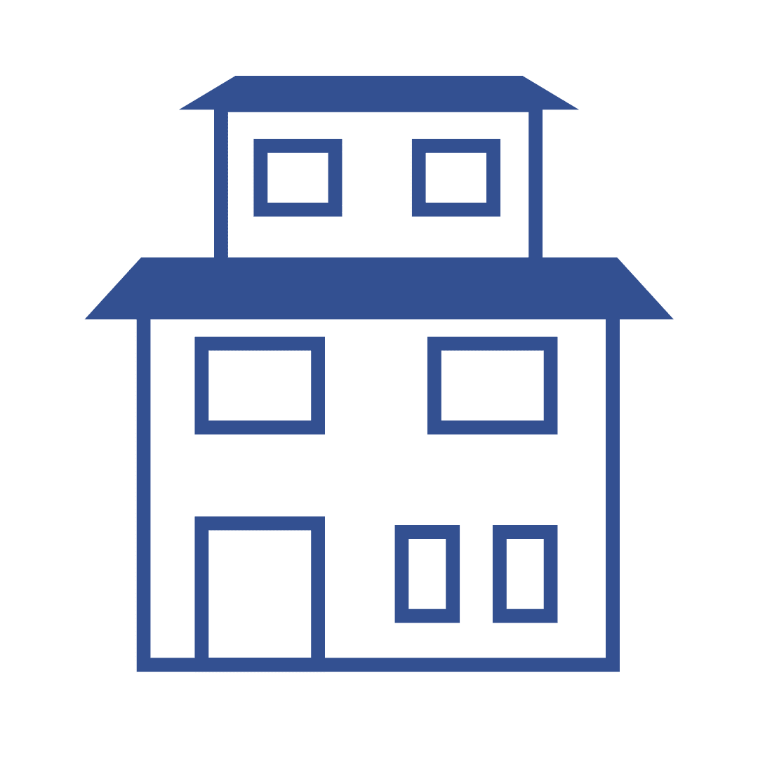 3 story house icon
