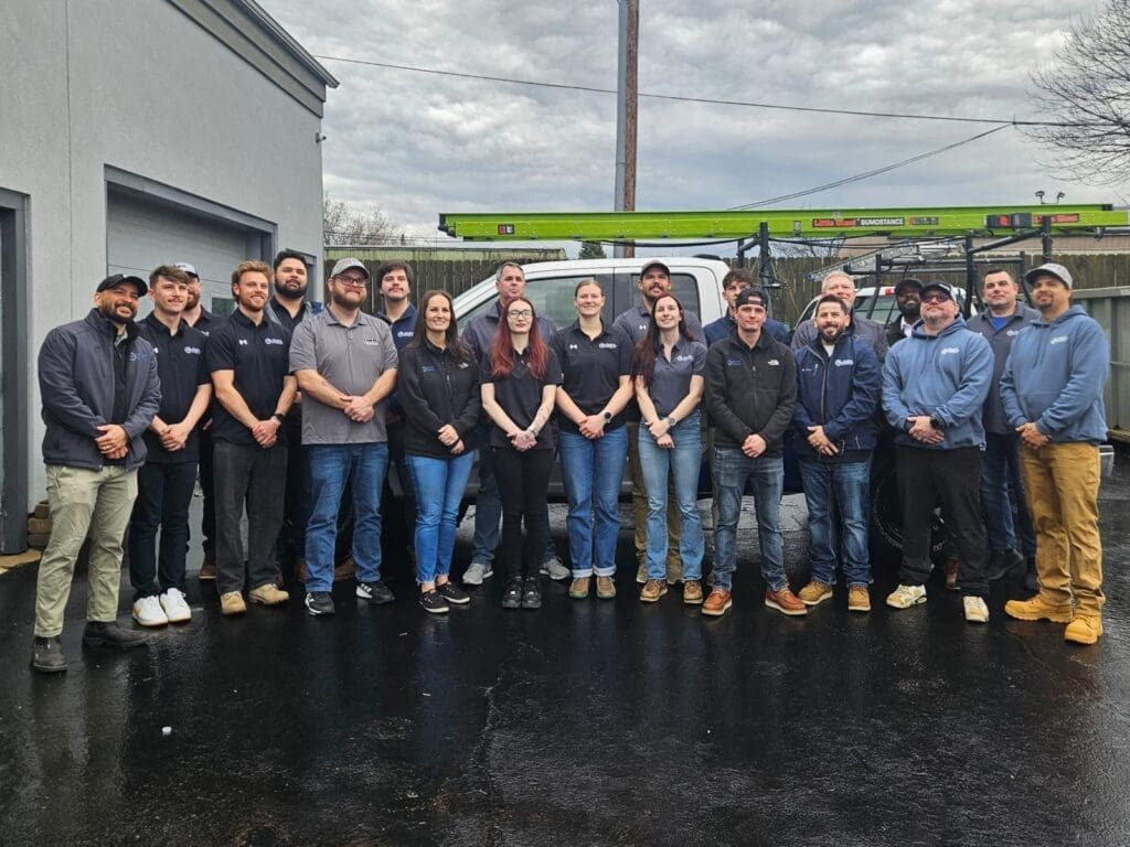 Modern Exterior team including office staff and sales professionals serving Wisconsin homeowners.