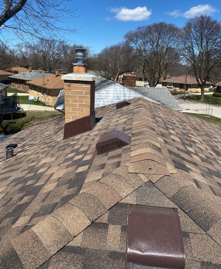 Once the repair work is complete, our team performs a detailed final inspection to ensure every part of the roofing system is functioning as intended. We carefully check flashing transitions, fastening points, and repaired areas to confirm they are fully sealed and properly integrated with the existing roof. The goal is to make sure the repair not only looks seamless but performs reliably under real conditions. Beyond the repaired section, we also evaluate the overall performance of the roof. This includes reviewing ventilation and airflow within the attic to help reduce moisture buildup and temperature imbalances that can shorten the lifespan of roofing materials. Addressing these factors helps prevent future issues before they develop. Before finishing the project, we provide homeowners with practical guidance for maintaining their roof over time. Simple steps like routine inspections, keeping gutters clear, and monitoring high-wear areas can make a significant difference. By combining quality repairs with ongoing maintenance, we help ensure your roof continues to protect your home for years to come.